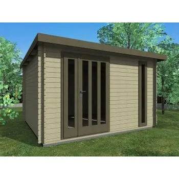 Zahradní domek Zahradní domek Evald 400x300 dvoukřídlé dveře