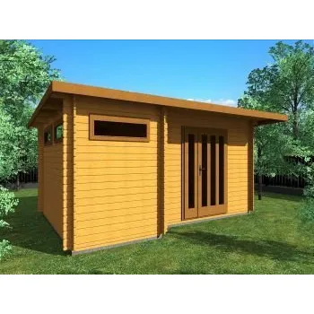 Zahradní domek Zahradní domek Ueli 450x300 s dvoukřídlými dveřmi