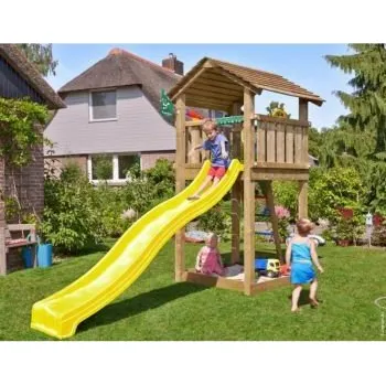 Dětské hřiště Dětské hřiště Cottage se žlutou skluzavkou