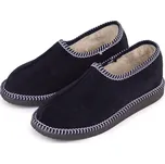 Vlnka Kožené bačkory s ovčí vlnou salašky tmavě modrá velikost obuv dospělí 45