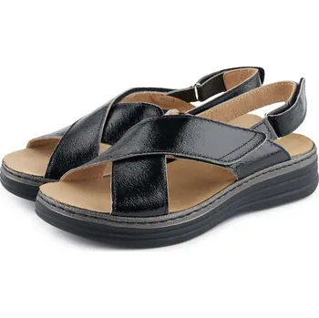 Dámské sandále Vlnka Dámské kožené sandály Darina černá velikost obuv dospělí 39