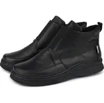 Vlnka Dámské kožené boty s vlněným filcem Mia černá velikost obuv dospělí 36