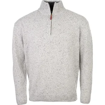 Dámský svetr Vlnka Pánský vlněný svetr S10 šedá velikost oblečení XL