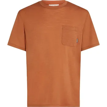 Dámské tričko Pánské tričko Merino 150 Tech Lite SS Relaxed Pocket Tee Icebreaker Dusty Clay velikost oblečení S