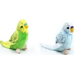 plyšová andulka 2 druhy, 12 cm