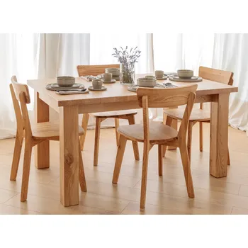 Jídelní stůl Massivo.cz Jídelní stůl Lanciano 90x140 cm, rozkládací, Dub, masiv