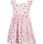 BLUE SEVEN Šaty tmavě modrá / žlutá / růže / bílá