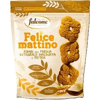 Falcone Felice mattino ROMBI con farina integrale, Falcone, 500g