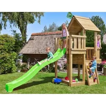 Dětské hřiště Dětské hřiště Cubby se světle zelenou skluzavkou