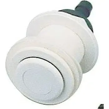 Pneumatické tlačítko, včetně průchodu stěnou - - pro předvyrobené bazény