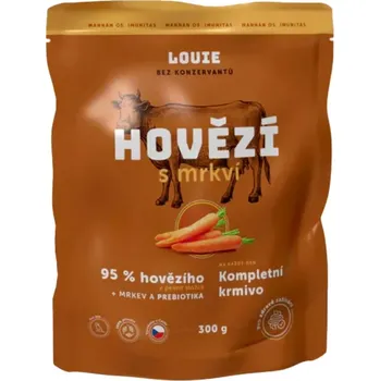 Chovatelství Louie Dog kapsa Hovězí s mrkví 300g