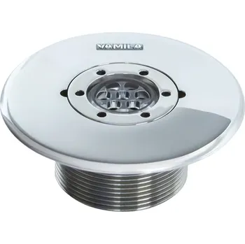 Vtoková tryska VAMILA nerez s transparentní kuličkou 7 x 6, 5 mm - zapuštěná