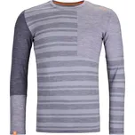 Pánské Merino triko 185 Rock'n'Wool Long Sleeve Ortovox Grey Blend velikost oblečení S