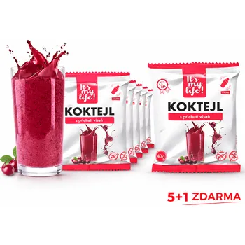 Proteinový nápoj It’s my life! Proteinový koktejl višeň 5+2 ZDARMA