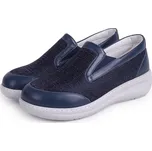 Vlnka Dámské kožené baleríny Jolana modrá velikost obuv dospělí 40