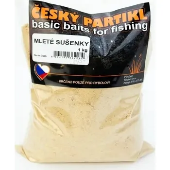 Návnadová surovina Český Partikl Mleté sušenky krmné pro rybolov 1 kg
