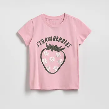 Reserved - Tričko s potiskem - pastelově růžová - 413HU-03X - 413HU-03X-164