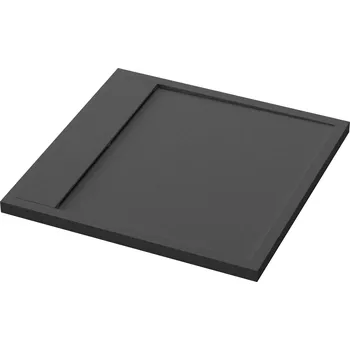 Sprchová vanička Rug šedá - čtvercová sprchová vanička 80x80, PlyLite W30Q08016