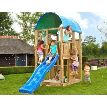 Dětské hřiště Dětské hřiště Farm s modrou skluzavkou