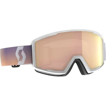 Sjezdové lyžování Lyžařské brýle SCOTT FACTOR PRO White/Soft Pink AMP. Rose Chrome