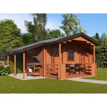 Zahradní stavba Zahradní domek Camping 440x300 Ekonomik, přístřešek