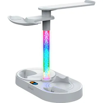 VR brýle iPega P5V001 Multifunkční Nabíjecí Stojan pro PS VR2