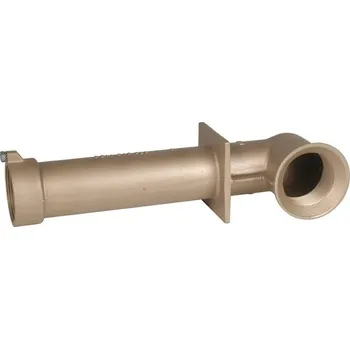 Průchod stěnou pro keramické bazény – 2“ x 2“, délka 300 mm, úhel 90°