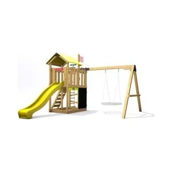 Hra na zahradu Dětské hřiště Home Malý pirát DOOK se žlutou skluzavkou
