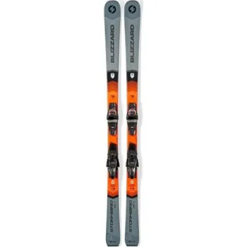 Sjezdové lyže Sjezdové lyže Blizzard Stormbird 72 TI + TP 11 Light DEMO Grey/Orange - 160 cm
