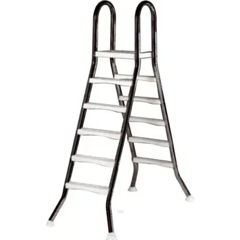 Žebřík EEP pro nezapuštěné bazény, 5+5 stupně, pro bazény 1, 5 m výšky, AISI 304