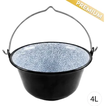 kotlíky Perfect Home Premium smaltovaný kotlík na guláš 4L, 10245