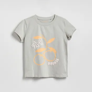 Reserved - Tričko s potiskem - světle šedá - 413HU-09X - 413HU-09X-140