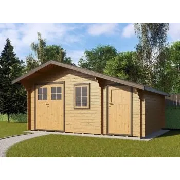 Zahradní domek Zahradní domek Zita 490x350 Ekonomik, dvoukřídlé dveře