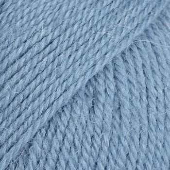 Příze Drops Flora Uni Colour 13 Denim Blue Pletací příze
