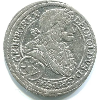 Leopold I. XV Kreuzer 1695/IA. Graz. Ag.