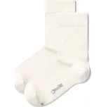 Vlnka 2 páry letních ponožek Merino bílá velikost ponožek 43-46
