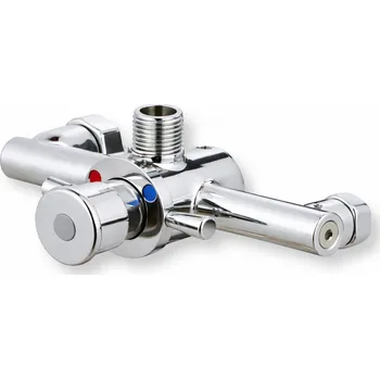 Vodovodní baterie Časová sprchová baterie s tlačným ventilem, samouzavírací, rozteč 150 mm, chrom