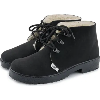 Pánská zimní obuv Vlnka Pánské zimní boty s ovčí vlnou Radek černá velikost obuv dospělí 42