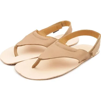 Dámské sandále Vlnka Dámské barefoot kožené sandály Elen světle hnědá velikost obuv dospělí 39