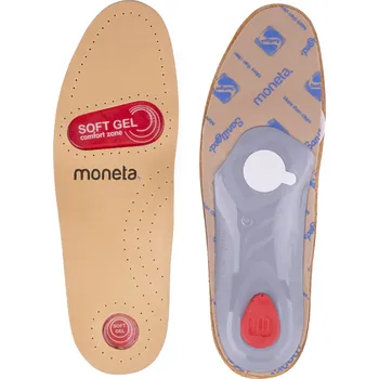 Vložka do bot MONETA SK spol. s r.o Kožené vložky do bot anatomické s gelem velikost obuv dospělí 46