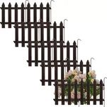 Hnědý zahradní plůtek 30 × 30 cm, sada 10 ks