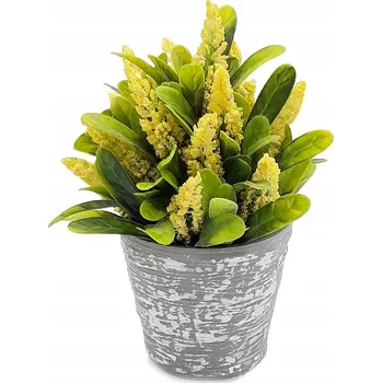 umělá květina OKRASNÁ ROSTLINA V KVĚTINÁČI UMĚLÝ KVĚT 20 cm