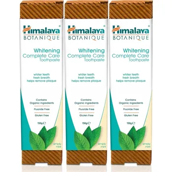zubní pasta Himalaya Botanique Bělící Zubní Pasta s Příchutí Máty Bez Fluoridu 3 ks