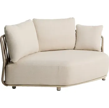 Zahradní pohovka Kave Home Béžový zahradní modul Osani 167 cm s výpletem