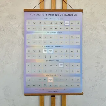Obraz Albi Stírací plakát - 100 aktivit pro novomanžele