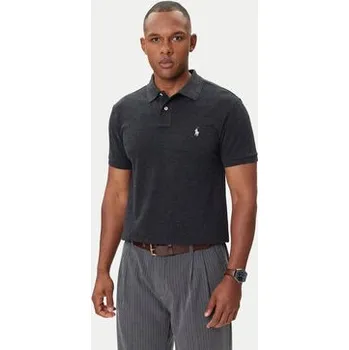 Pánské tričko Polo Ralph Lauren Polokošile Classics 710536856031 Šedá Slim Fit XL