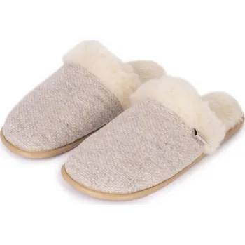 Pánské pantofle Vlnka Pantofle s ovčí vlnou kapučíno velikost obuv dospělí 41-42