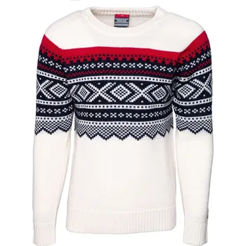 Dívčí mikina Dámský vlněný svetr Ulvang Marius Roundneck přírodní velikost oblečení XL