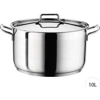 Hrnec Hascevher Nerezový hrnec s poklicí 10L, 12826