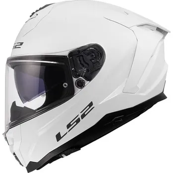 Helma na motorku Integrální helma na motorku LS2 FF817 Challenger II Solid lesklá bílá